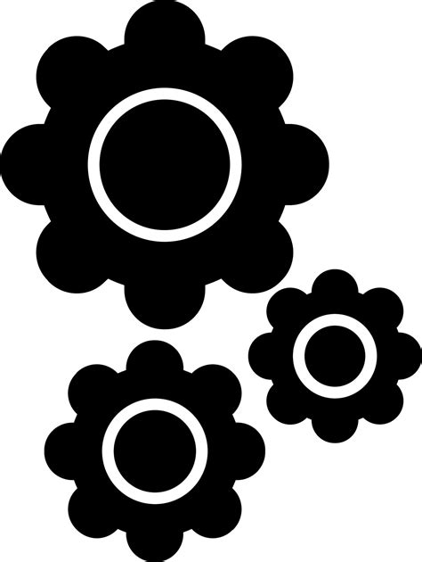 Cogwheel Vector Icon 23388517 Vector Art At Vecteezy