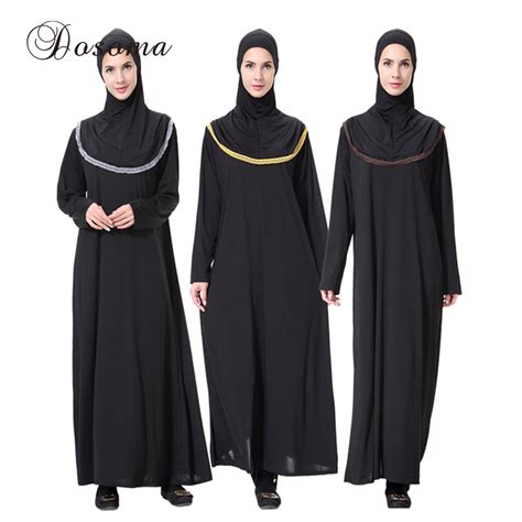 Musulmanes Maxi Abaya Mujeres Bordado Dubai Vestido Manga Larga