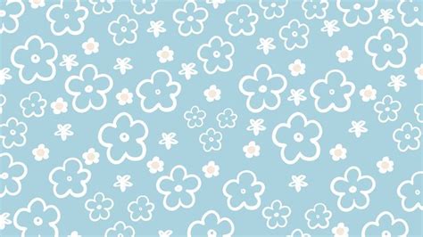 Floral Laptop Background | Cute blue wallpaper, Christmas wallpaper ...