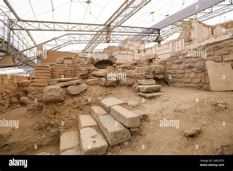 Terrace Houses In Ephesus Ancient City Izmir City Turkey Stock Photo