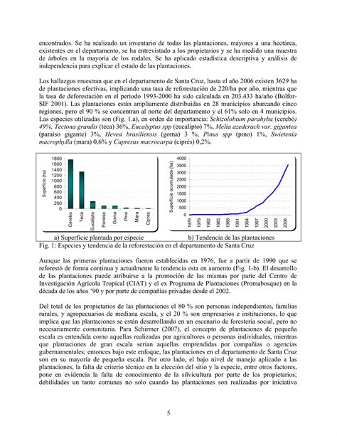 El Potencial Economico De Las Plantaciones Forestales En Bolivia PDF