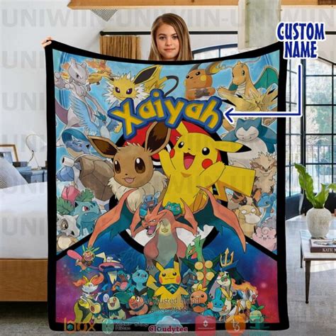 Personalized Pokemon Anime Movie Blanket Hot Sale