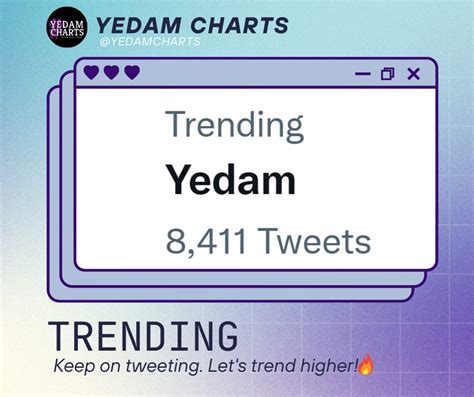 Yedam Charts On Twitter Trending Yedam Is Trending With K