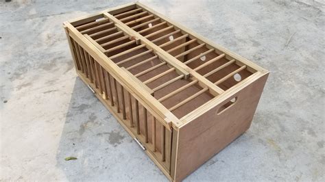 How To Build Wood Training Baskets Carriers Box For Racing Pigeon