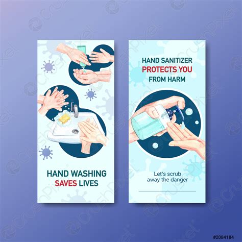 Hand Sanitizer Flyer Template Design With Protect And Safety About