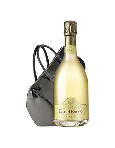 Franciacorta DOCG Cuvée Prestige Jeroboam 3 lt leather bag Ca Del Bosco