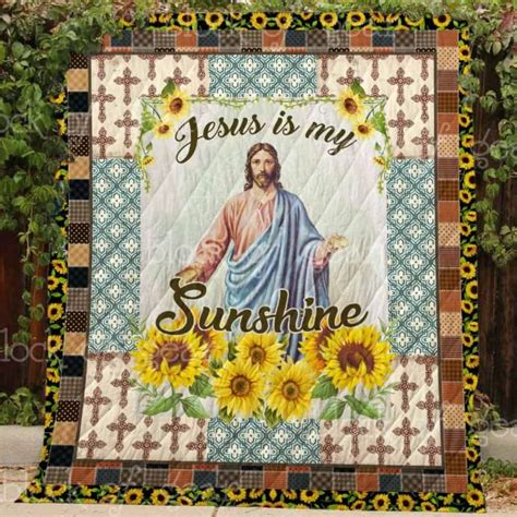 Jesus Is My Sunshine Quilt Blanket Teeruto