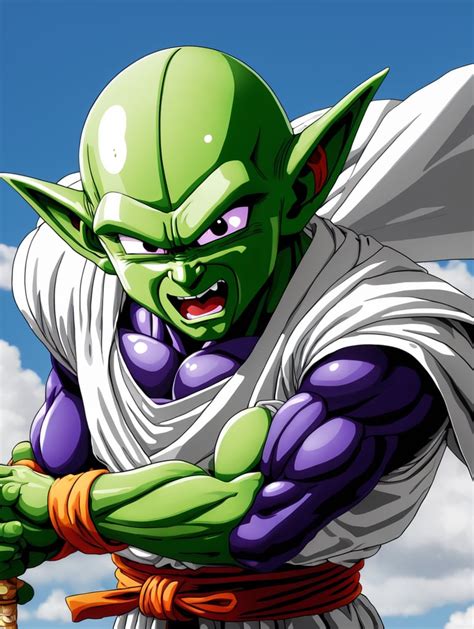 Premium Free ai Images | piccolo dragon ball