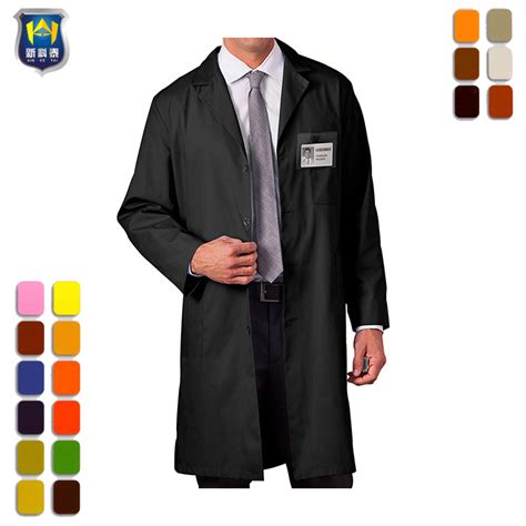 Black Mens Hospital Uniform Lab Coats Black Lab Coats And Hospital