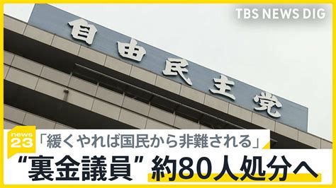 自民 裏金に関わった議員約80人処分する方向で調整も 一番重い「除名」には慎重な意見「安倍派や二階派から反発食らう」【news23