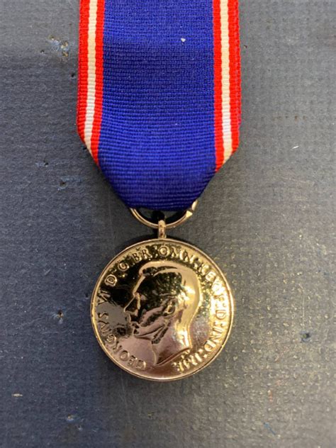 Replica Silver Royal Victorian Medal King George Vi Quarterdeck