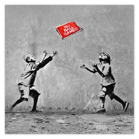 Naklejka Cienna X Banksy No Ball Games Zesmakiem Sklep Empik