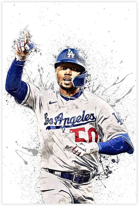 Amazon LVTFCO Mookie Betts Poster Dodgers For Walls Red Sox