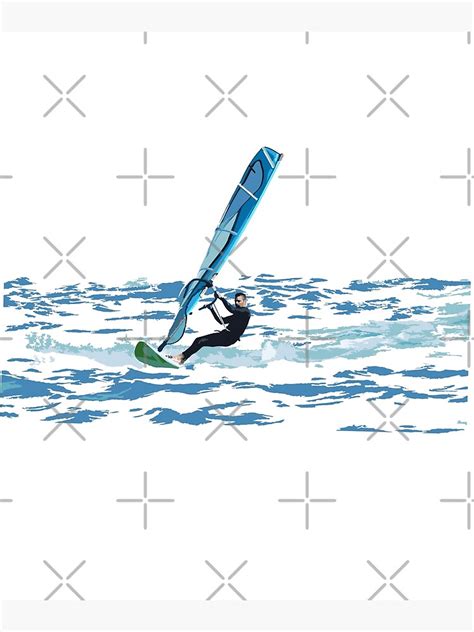 Windsurfing Windsurfer Poster For Sale By Gerdek Redbubble