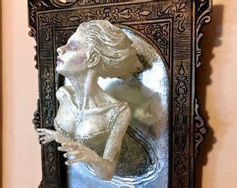 Ghost In The Mirror Wall Plaque Extra Large Version Glow In Etsy