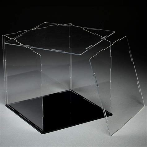 FLAMEER Einzelvitrine Acryl Vitrine Display Case Plexiglas Schaukasten