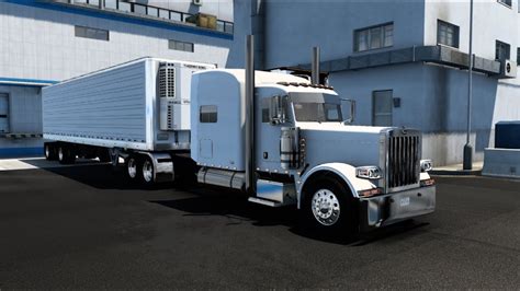 Custom White Peterbilt 379389 Cummins N14 20 600 Hp White Reefer