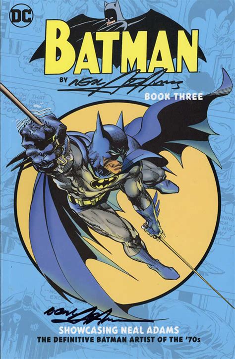 Batman By Neal Adams Book 3 Soft Cover - Signed