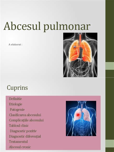 abcesul pulmonar