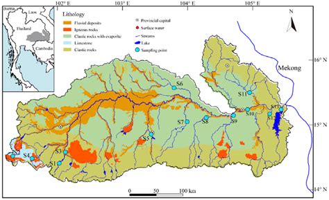 Detailed Map Of The Iron Curtain River In Thailand Map Detailed