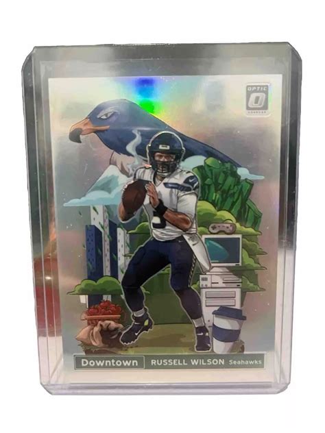 Russell Wilson 2020 Optic DT 7 Downtown SSP Price Guide Sports