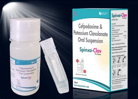 Cefpodoxime With Clavulanic Acid Dry Syrup SPINXO CLAV Used To Treat