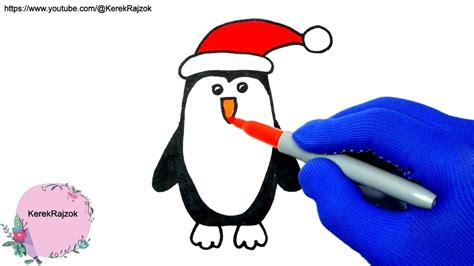 Pingvin Rajz How To Draw A Pinguin Youtube