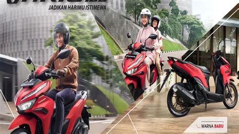 New Honda Vario 125 Cbs Iss Hadirkan Warna Baru Advance Matte Red