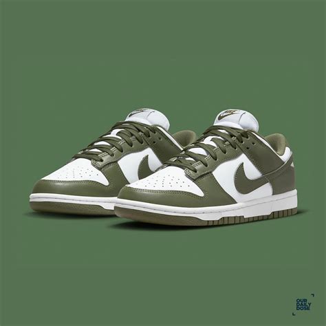 NIKE WOMEN’S DUNK LOW “MEDIUM OLIVE”