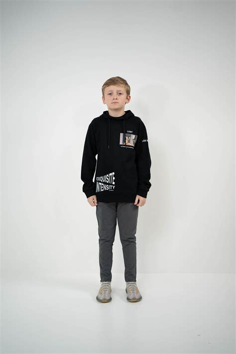 Kids Black Exquisite Intensity Hoodie - Lost Soles