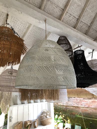 Notre Sélection De Luminaires Fait Mains à Bali Myexport