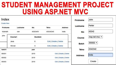 Student Management System Project In Mvc With C With Source