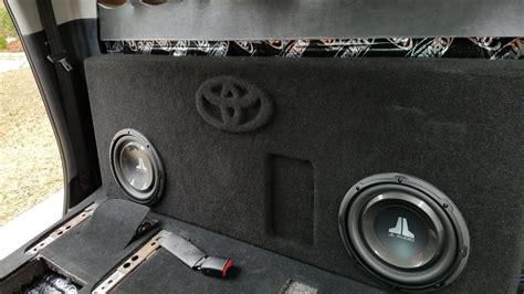 Soundbox Toyota Tundra Crewmax Dual Frontfire Subwoofer Enclosure