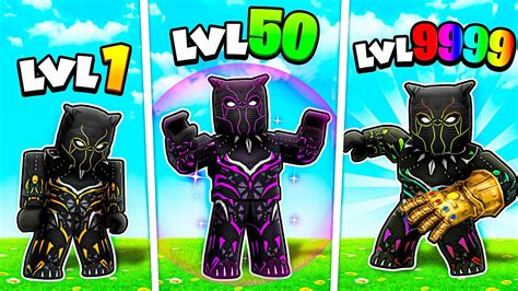 Max Level Aku Dapat Kuasa Black Panther Infinite Roblox Malaysia