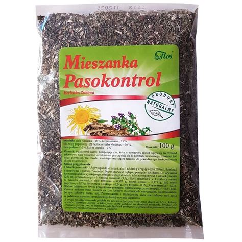 Mieszanka PasoKontrol 100g FLOS Tymianek Mięta Oman Orzech Piołun