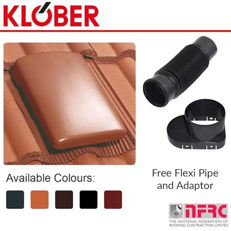 Klober Universal Tile Vent And Cap Soil Mechanical Adaptor And Flexi