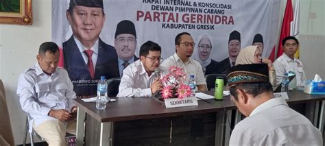 Gerindra Gresik Tunjuk Septrianto Maulana Sebagai Ketua Bappilu Target