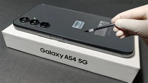 Samsung Galaxy A54 5G Unboxing Network Test ASMR YouTube