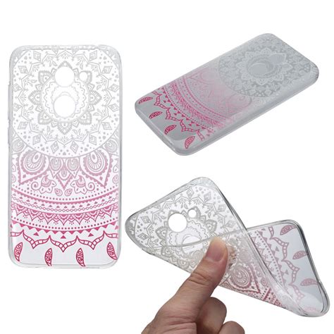 Henna Cover für Alcatel A3 Case Schutz Hülle Silikon Sonne Weiß König