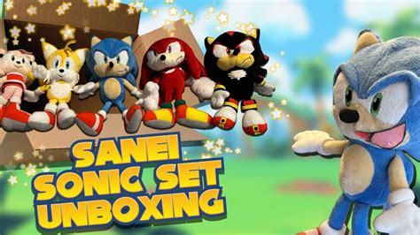 Sanei Sonic Plush Set Unboxing And Review Youtube