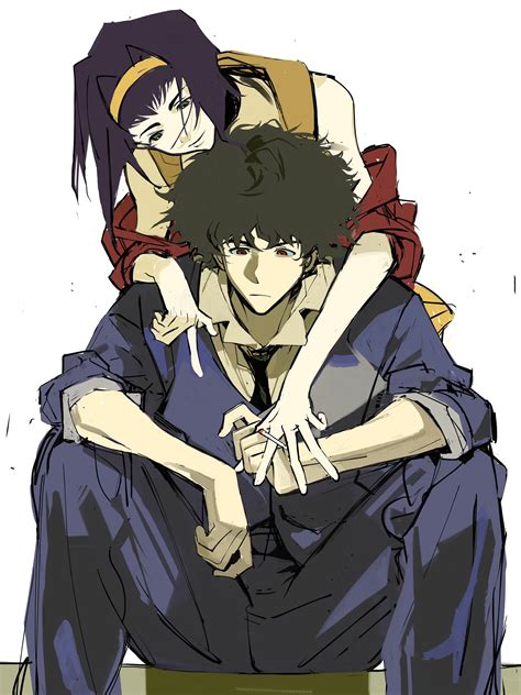 Faye Valentine And Spike Spiegel Cowboy Bebop Drawn By Shealy Danbooru