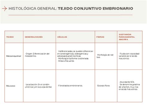 TABLAS TEJIDO CONJUNTIVO Pdf