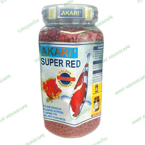 Promo Akari Super Red Astaxanthin Pakan Ikan Hias Koi Koki Aquarium