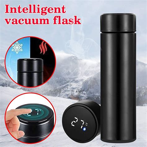 WSY Intelligent Temperature Display Vacuum Flask Stainless Steel LED