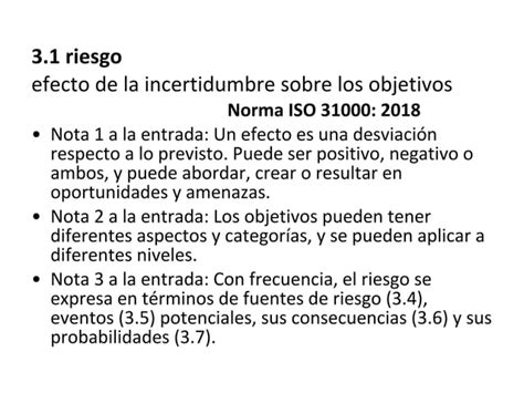 I La Nueva Norma Iso 31000 2018 Y La Gestion De Riesgos Ppt