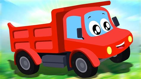 Dump Truck Is Working Little Red Car Car Cartoons For Kids Youtube