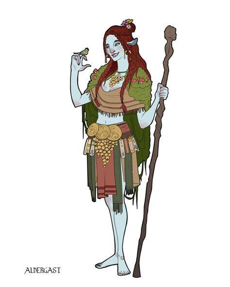 Art Oc Firbolg Druid Dnd Rpg Character Character Creation