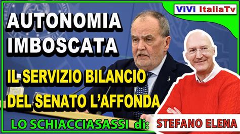 Autonomia Differenziata Manona Del Senato Sul Progetto Calderoli