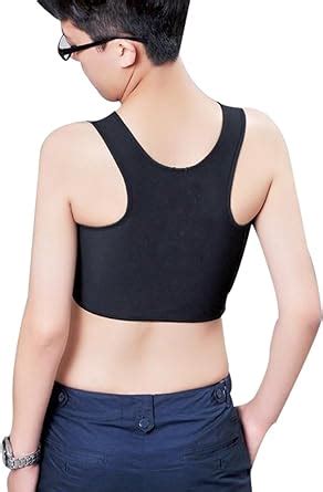 Amazon Les Lesbian Tomboy Short Vest Chest Binder Tops Clothing