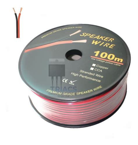 Cable Paralelo De Parlante X Awg Rojo Negro M Cuotas Sin Inter S